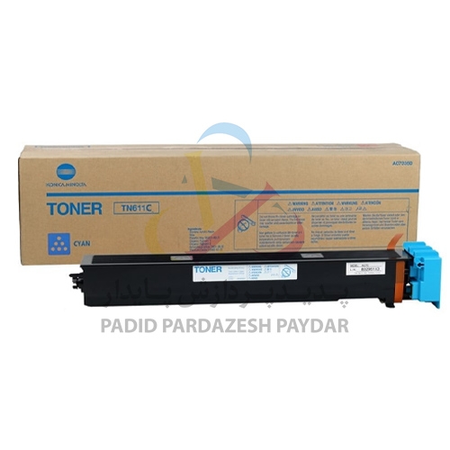 تونر کارتریج اورجینال کونیکا مینولتا 451 550 650 مدل TN611 آبی
