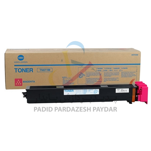 تونر کارتریج اورجینال کونیکا مینولتا 451 550 650 مدل TN611 قرمز