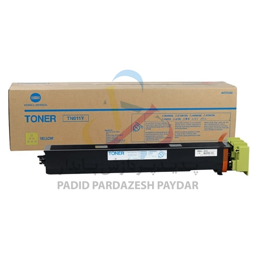 تونر کارتریج اورجینال کونیکا مینولتا 451 550 650 مدل TN611 زرد