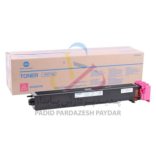 تونر کارتریج اورجینال کونیکا مینولتا 654 750 754 مدل TN711 قرمز